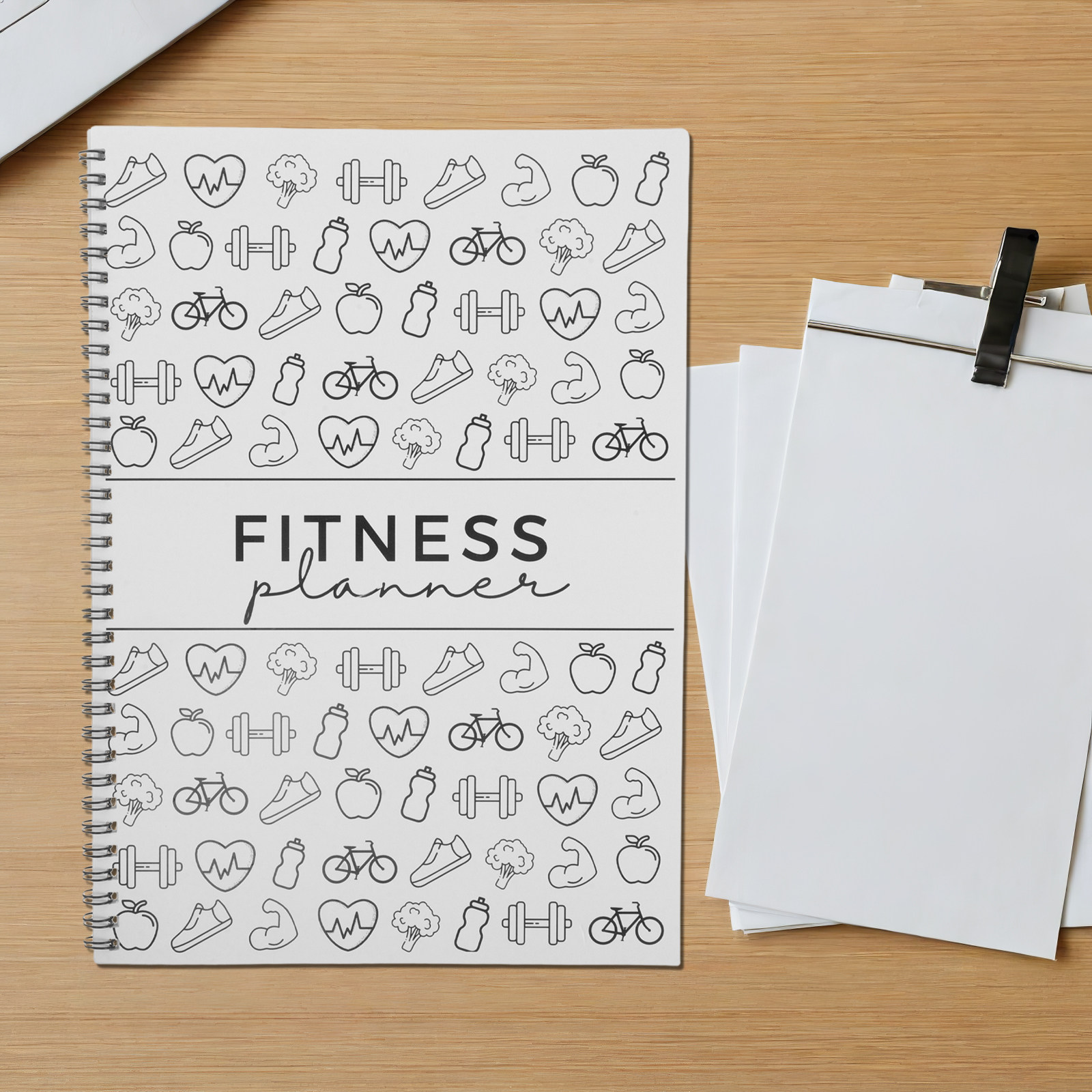 프리미엄 피트니스 계획 노트: 목표 설정 템플릿, 진행 - Fitness With Nutrition 리뷰 및 가격