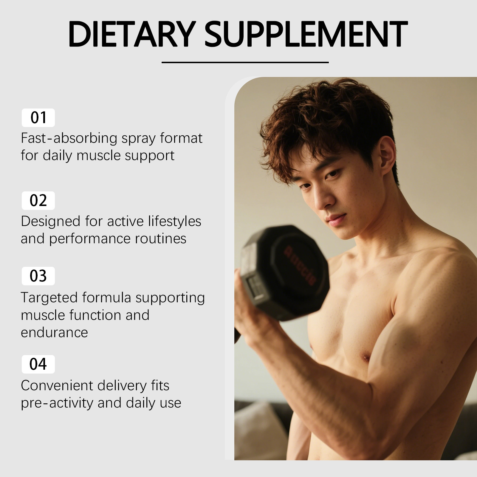근육 성장 스프레이, 체력 강화, 근육 성장 촉진, 통 - Nutrition Physical Fitness 리뷰 및 가격
