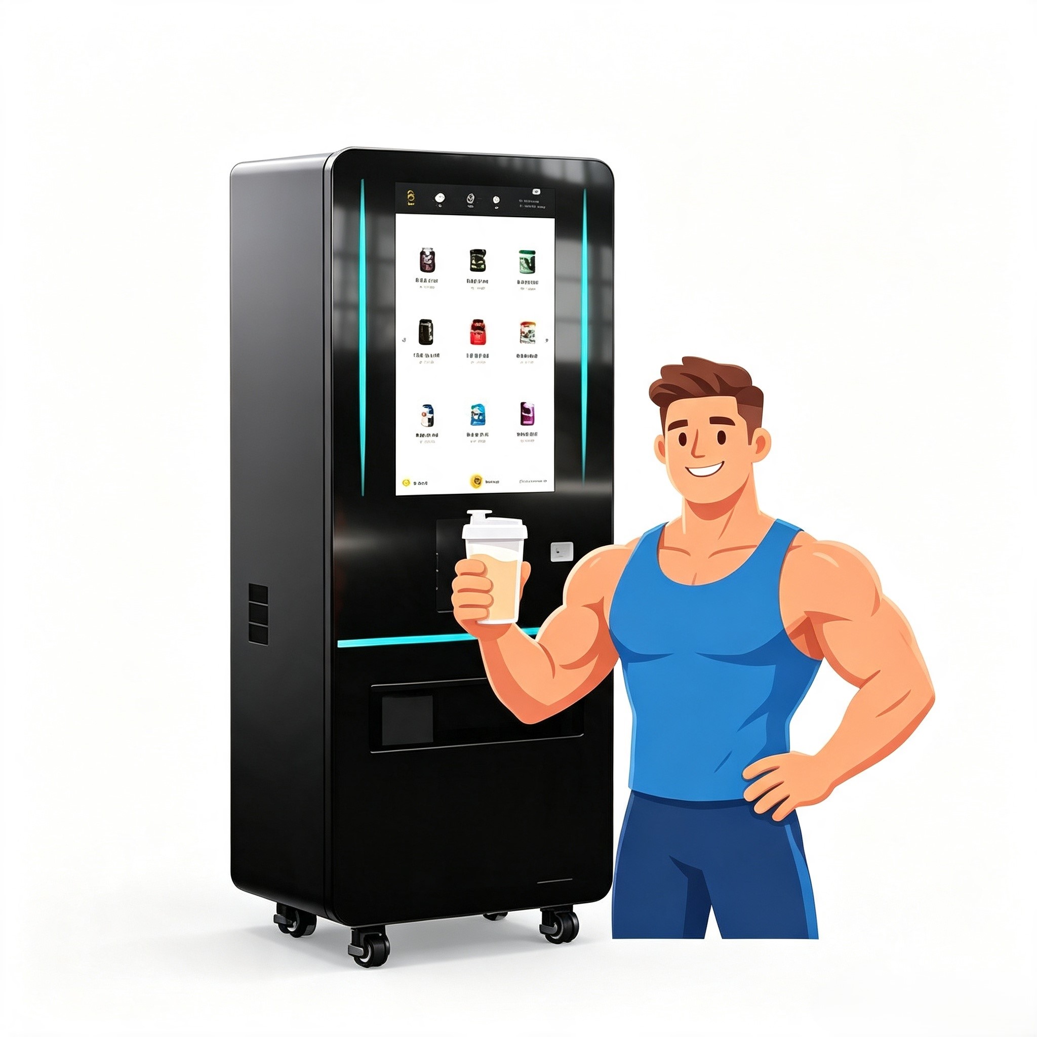 스마트 웨이 프로틴 자판기 24시간 무인 피트니스 영양 - Fitness With Nutrition 리뷰 및 가격